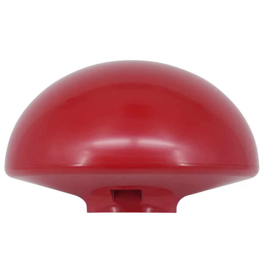 Flagknop rød plast Ø16 cm