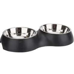 Foderskål dobbelt 33 x 17,5 cm - PetZone