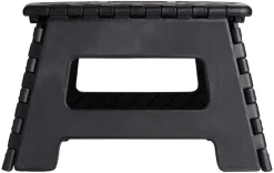 Foldbar skammel sort 32 x 25 x 22 cm