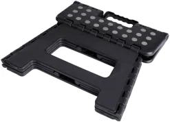 Foldbar skammel sort 32 x 25 x 22 cm