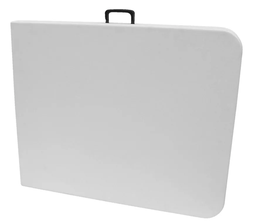 Foldebord stål/plast 180 x 75 cm hvid