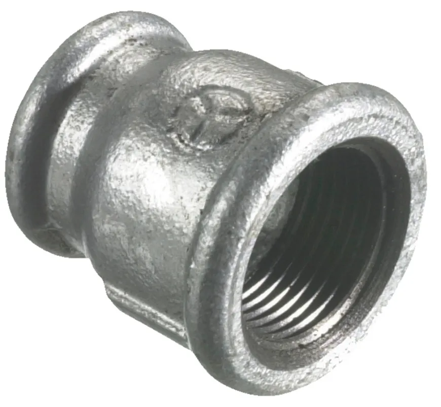 Formmuffe galvaniseret 1/2" x 3/8"