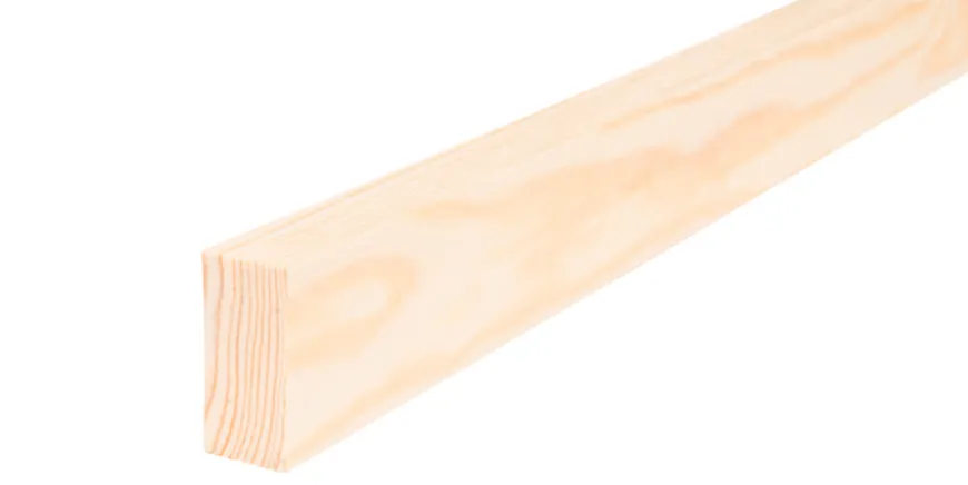 Forrammeliste fyr - 21 x 33 x 3000 mm
