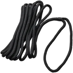 Fortøjningsline sort Ø12 mm x 6 meter
