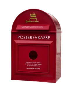 Fuglehus postkasse rød