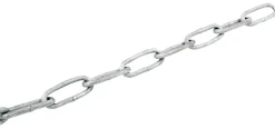 Galvaniseret kæde langleddet Ø6 mm x 5 meter