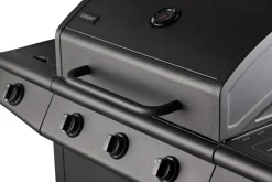 Gasgrill 3 brændere og sidebrænder sort - Grillexpert®