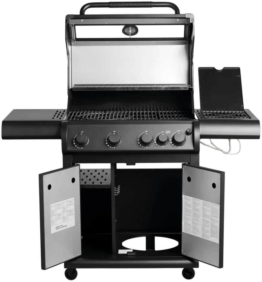 Gasgrill med 4 brændere & PowerBurner - Grillexpert®