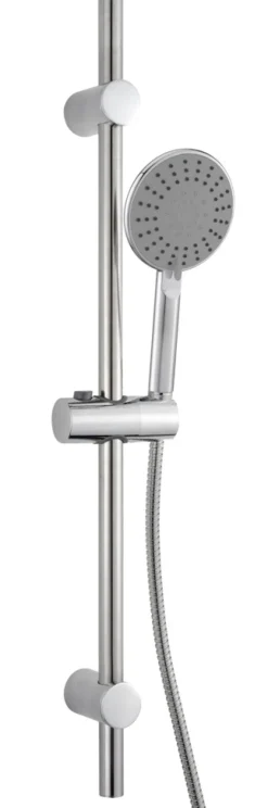 GEYSER® brusestangsæt Ø125 mm 5-jet krom