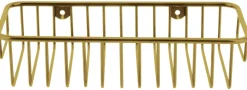 GEYSER® trådhylde mat guld 25 x 12 x 5,5 cm