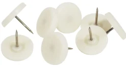 Glidesøm Ø30 mm hvid plast - 8 stk.