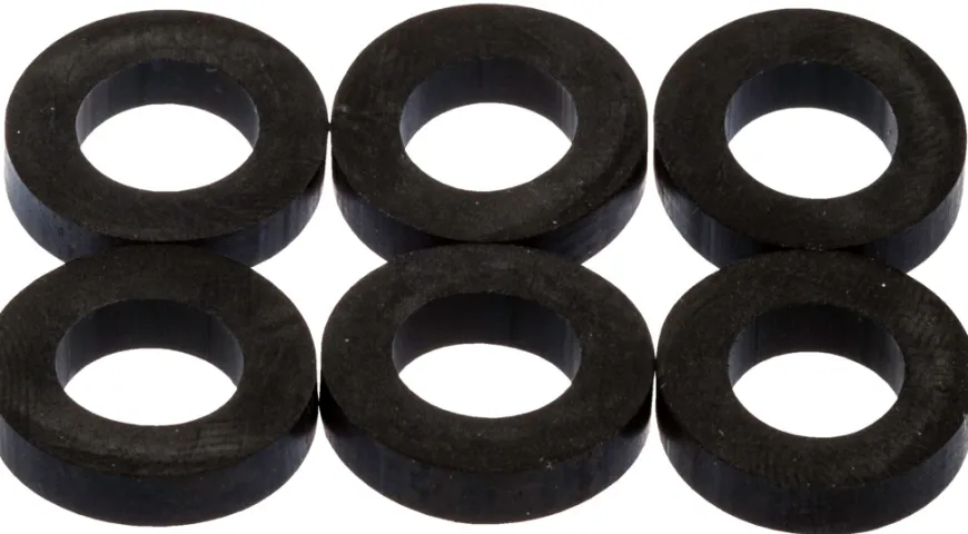 Gummipakning 1/2" x 10 mm - 6 stk.