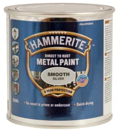 Hammerite metalmaling sølv glat effekt 250 ml