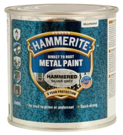 Hammerite metalmaling sølv hammereffekt 250 ml