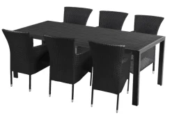 Havebord Havanna 205 x 90 cm i aluminium og nonwood - Sunlife®