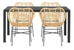 Havebord Havanna 150 x 90 cm i aluminium og nonwood - Sunlife®