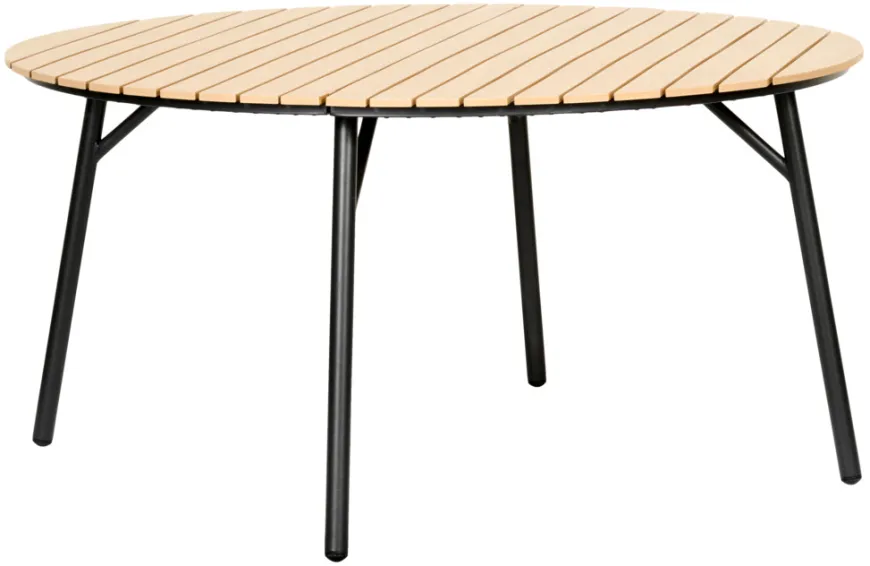 Havebord Nebraska stål/nonwood Ø150 cm - Sunlife®