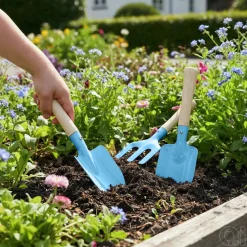 Haveredskaber til børn 3-pk. blå - Garden®