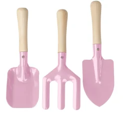 Haveredskaber til børn 3-pk. lyserød - Garden®