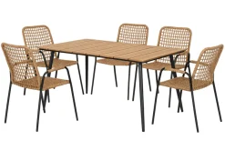 Havestol Madison sort/natur - Sunlife®