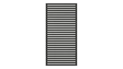 Hegn sort grundmalet 90 x 180 cm