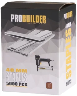Hæfteklamme 40 mm nr. 90 5000 stk. - Probuilder