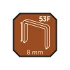 Hæfteklammer 8 mm nr. 53F 2000 stk. - Probuilder
