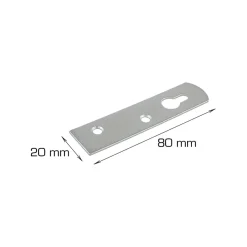 Hængeblik 80 x 20 mm 4 stk.