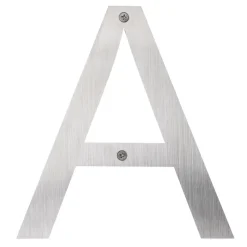 Husbogstav A rustfrit stål 25 cm