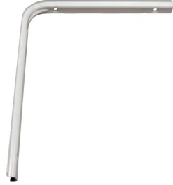 Hyldeknægt U-profil 250 x 300 mm hvid