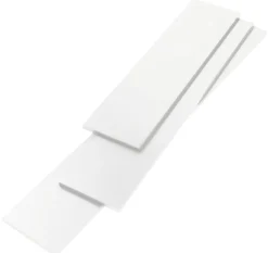 Hylde melamin hvid 16 mm x 20 x 120 cm