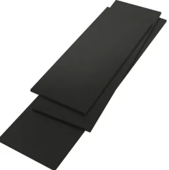 Hylde melamin sort 16 mm x 30 x 120 cm