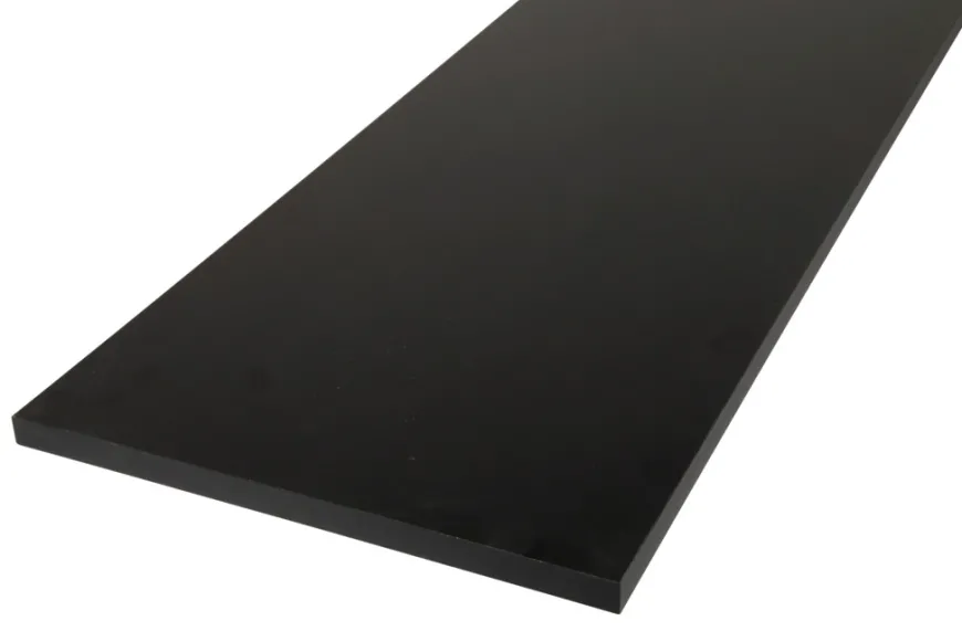 Hylde melamin sort 16 mm x 30 x 80 cm
