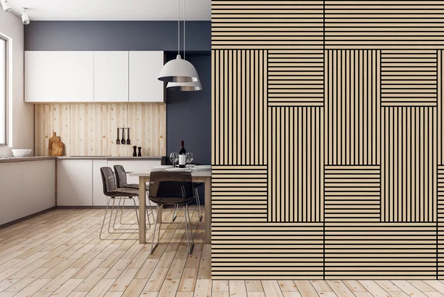 Jangal Modular Wall akustikpanel 104 x 52 cm - Fanal Oak