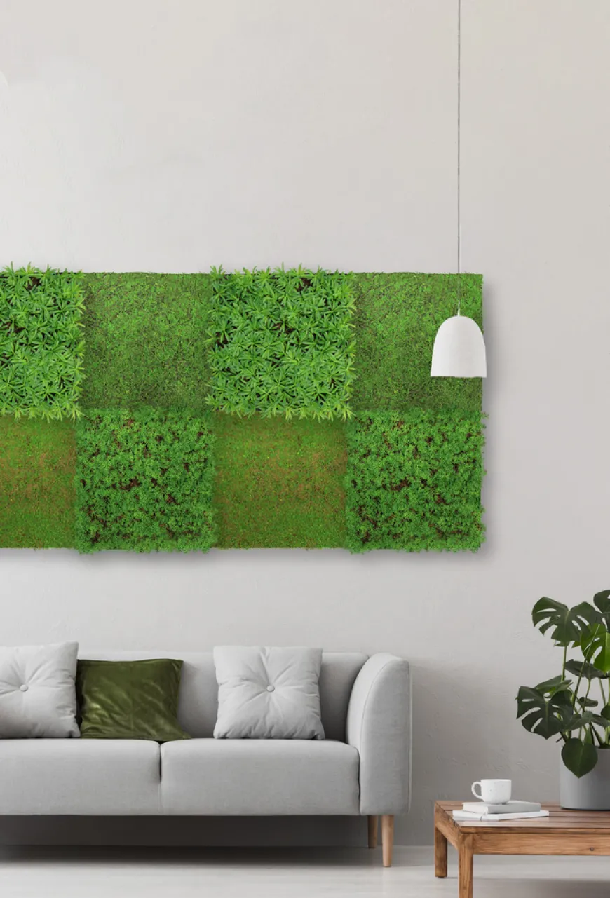 Jangal Modular Wall plantepanel 52 x 52 cm - Podocarpus Tea Tree