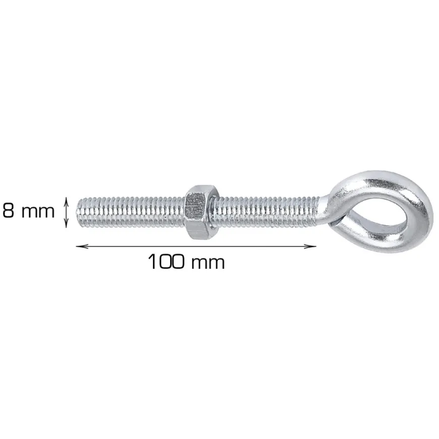Øjebolt M8 x 100 mm 3 stk.