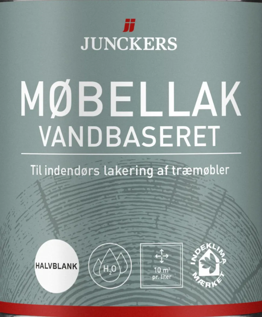 Junckers Møbellak halvblank vandbaseret 0,75 liter