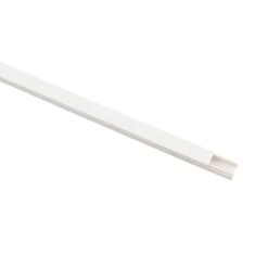 Kabelkanal hvid 12 x 8 mm selvklæbende - Elworks