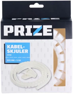 Kabelsamler hvid Ø20 mm x 1,5 meter - PRIZE®