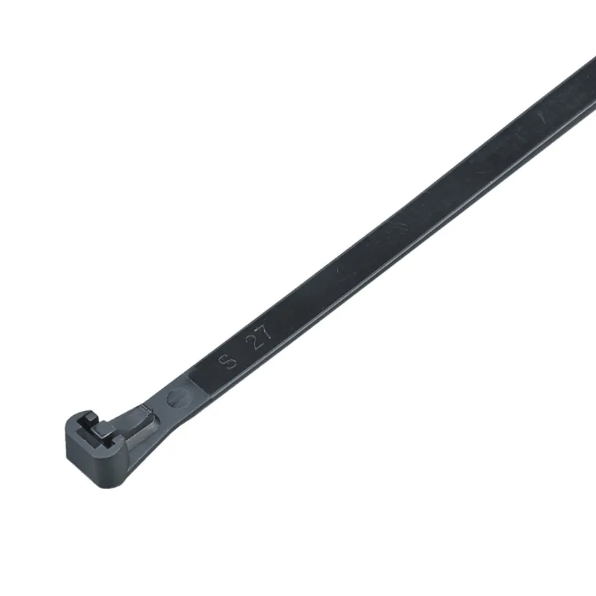 Kabelstrips 200 mm sort 50 stk.