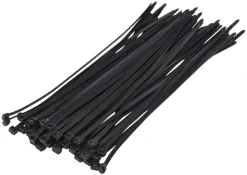Kabelstrips 400 mm sort 50 stk.