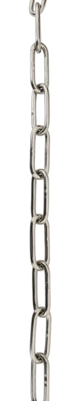 Kæde langleddet rustfri stål Ø3 mm x 2 meter