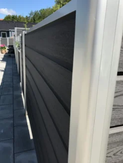 Kirkedal Alu hegn tilkøbssæt 156 x 180 cm