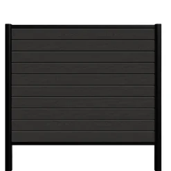Kirkedal Alu Light hegn startsæt sort 128 x 150 cm