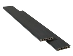 Kirkedal Heimdal terrassebrædder komposit Black/Grey 22x130x6000 mm