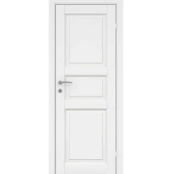 Kompakt hvidmalet dør 82,5 x 204 cm
