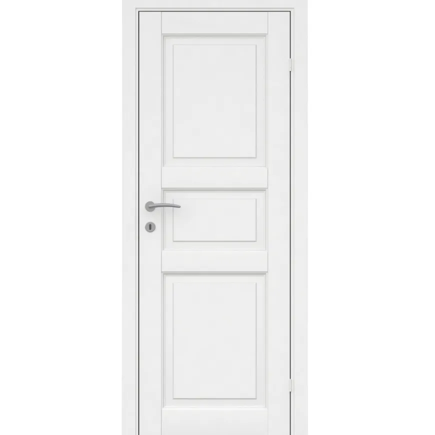 Kompakt hvidmalet dør 72,5 x 204 cm
