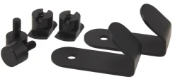 Krog t/akustikpanel 5 x 2,5 cm sort 2-pk. - Køb i butik
