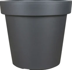 Krukke grå plast Ø30 x H20,5 cm