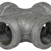 Krydsmuffe galvaniseret 1/2"
